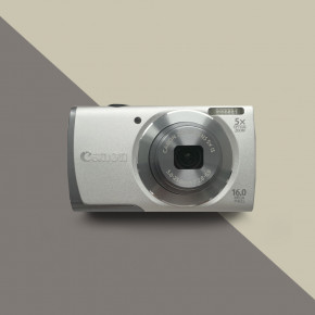 Canon PowerShot A3500 IS (gray) мыльница фотоаппарат цифровой + чехол