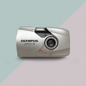 Olympus mju II (date) (№5) топовый пленочный компакт + мешочек