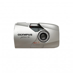 Olympus mju II (date) (№5) топовый пленочный компакт + мешочек
