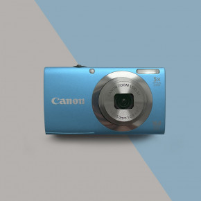 Canon PowerShot A2300 HD (blue) мыльница фотоаппарат цифровой + чехол