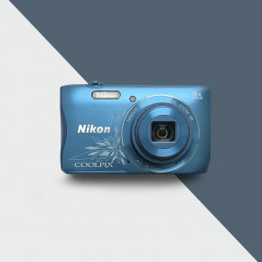 Nikon CoolPix S3700 (blue) цифровой фотоаппарат мыльница