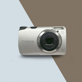 Canon PowerShot А3300 IS (silver) цифровой фотоаппарат мыльница 