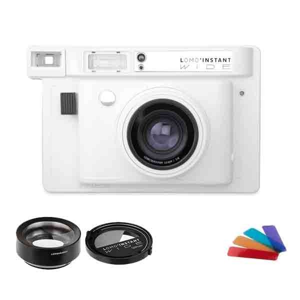 Lomo’Instant Wide White + Lenses: ремень и кассета на 10 кадров в подарок