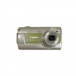 Canon PowerShot A470 (silver/green) мыльница фотоаппарат цифровой + чехол
