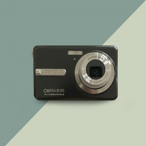 Pentax Optio E85 (black) цифровой фотоаппарат мыльница + чехол