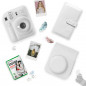 Fuji Instax Mini 12 Clay White + кассета + чехол + альбом