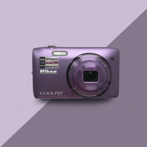 Nikon CoolPix S3500 (purple) цифровой фотоаппарат мыльница y2k
