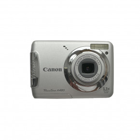 Canon PowerShot A480 (silver) мыльница фотоаппарат цифровой + чехол