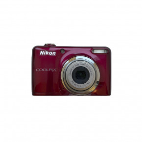 Nikon CoolPix L23 (red) цифровой фотоаппарат мыльница 