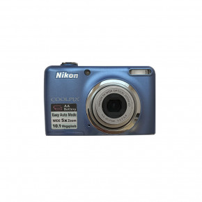 Nikon CoolPix L23 (blue) цифровой фотоаппарат мыльница 