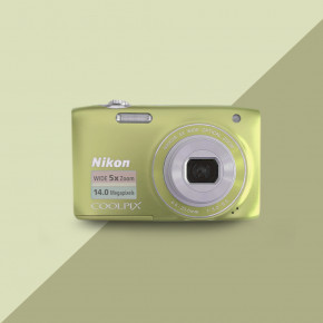 Nikon CoolPix S3100 (lime) цифровой фотоаппарат мыльница y2k