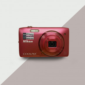 Nikon CoolPix S3500 (red) цифровой фотоаппарат мыльница y2k