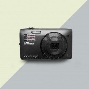 Nikon CoolPix S3500 (black) цифровой фотоаппарат мыльница y2k