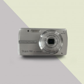 Olympus mju Stylus 760 (Silver) цифровой фотоаппарат мыльница y2k 