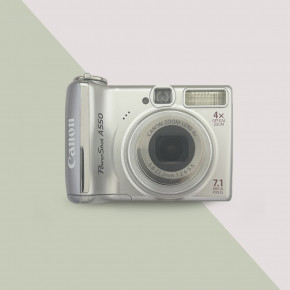 Canon PowerShot A550 (silver) мыльница фотоаппарат цифровой
