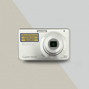 Sony Cyber-shot DSC-W190 (silver) мыльница фотоаппарат цифровой + чехол