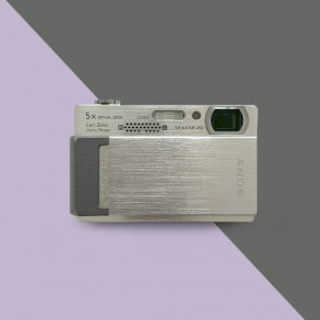 Sony Cyber-shot DSC-T500 (silver) мыльница фотоаппарат цифрово + ремешок