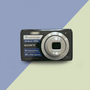 Sony Cyber-shot DSC-W670 (black) мыльница фотоаппарат цифрово + ремешок