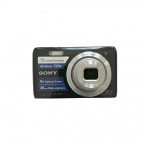 Sony Cyber-shot DSC-W670 (black) мыльница фотоаппарат цифрово + ремешок