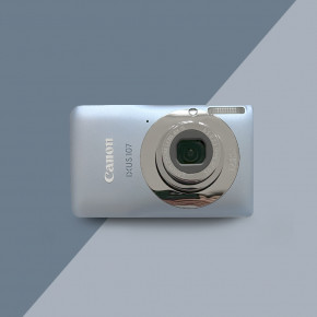 Canon IXUS 107 (blue) мыльница фотоаппарат цифровой + чехол