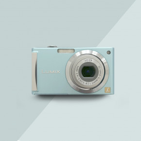 Lumix DMC-FS3 (mint) цифровой фотоаппарат мыльница y2k