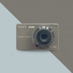 Sony Cyber-shot DSC-W300 (gray) мыльница фотоаппарат цифровой + ремешок