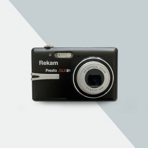 Rekam Presto Slx 80 (black) цифровой фотоаппарат мыльница + чехол 