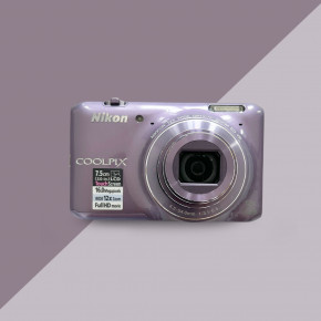 Nikon CoolPix S6400 (purple) цифровой фотоаппарат мыльница y2k + чехол