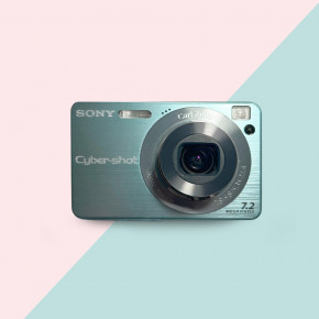 Sony Cyber-shot DSC-W120 (blue) мыльница фотоаппарат цифровой + ремешок