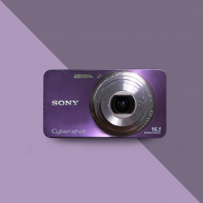 Sony Cyber-shot DSC-W570 (purple) мыльница фотоаппарат цифровой + ремешок