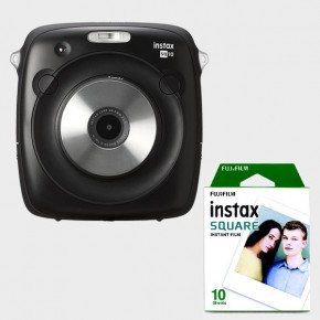 Instax Square SQ10 Instant Camera (квадратный кадр) + 1 картридж в подарок
