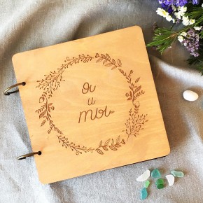 Книга пожеланий "Я и Ты" MEOW формат MINI / WIDE  (20 x 20 см)