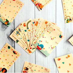 Наклейки рамки Instax MINI "Животные Happy"