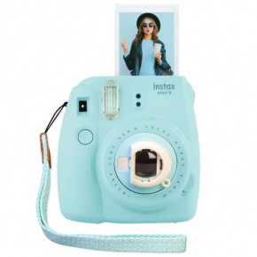 Instax Mini 9 ICE BLUE и альбом + кассета в подарок!