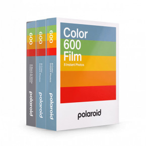 Кассеты Polaroid 600/636 - набор 2 цветные и 1 ч/б