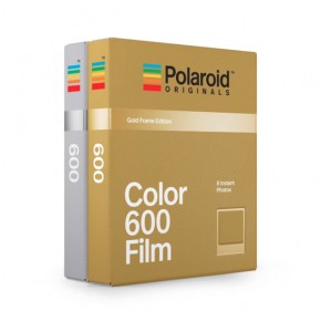 Две кассеты Polaroid 600/636 - набор SILVER + GOLD