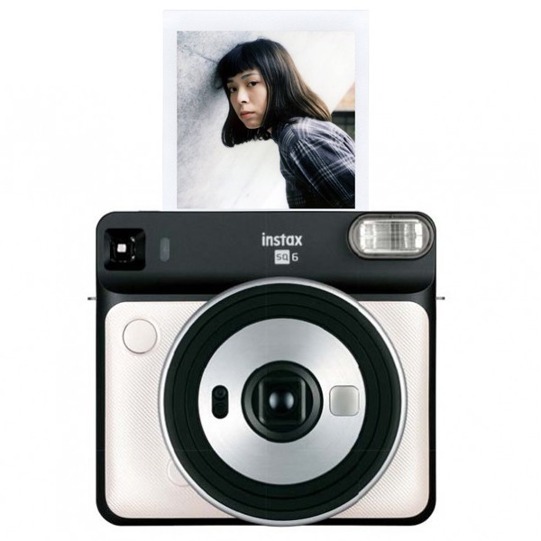 Instax Square SQ6 PEARL WHITE (квадратный кадр)