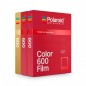 Кассеты Polaroid 600/636 - набор 2 красные и 1 золотая