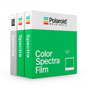 Кассеты Polaroid Image/Spectra - набор 2 цветные и 1 ч/б