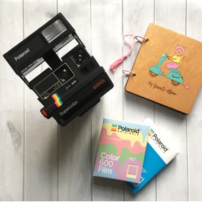 Подарочный набор: Polaroid Supercolor + 2 кассеты + альбом