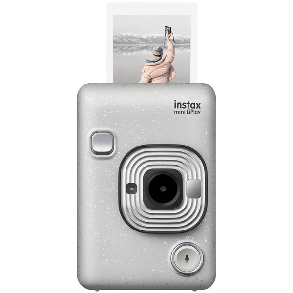 Instax Mini LiPlay Stone White фотоаппарат + принтер 