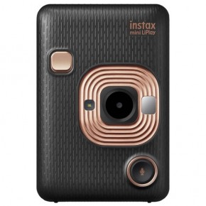 Instax Mini LiPlay Elegant Black фотоаппарат + принтер моментальной печати