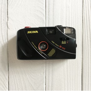 Пленочный фотоаппарат SKINA 105 BLACK + чехол