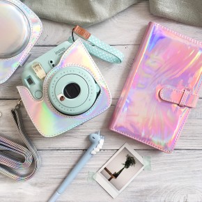 Альбом Instax mini розовый "Металлик"
