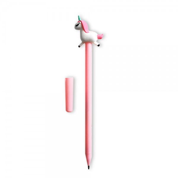 Ручка гелевая "Единорог в прыжке" для подписи в альбоме RAINBOW (разноцветная)
