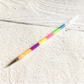 Ручка гелевая "Белый Кит" для подписи в альбоме RAINBOW (разноцветная)