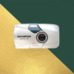 Купить Olympus mju II (date) топовый пленочный компакт + мешочек