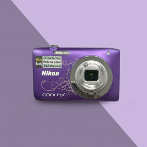 Купить Nikon CoolPix S2600 (purple) цифровой фотоаппарат мыльница