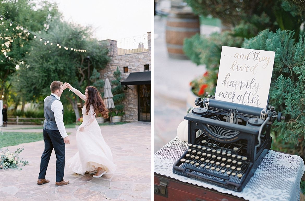 Пишущая машинка на свадьбу